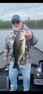 Trolling for bass on tranquil Tennessee waters 